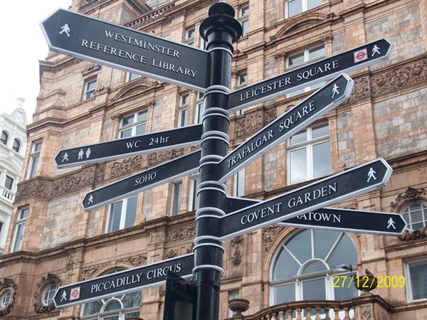 London - signs