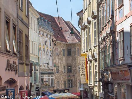 Sporgasse one of the most romantic streets of the city