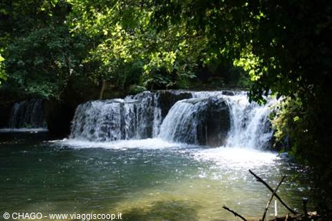 Monte Gelato waterfall