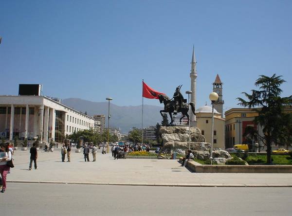TIRANA - SKANDERBEG SQUARE
