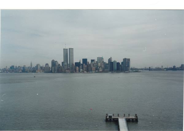 Manhattan from the statue of Liberty