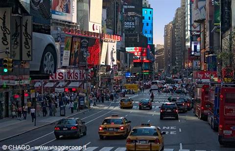 the lights of Broadway