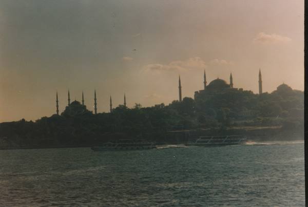 the mosques from the Bosphorus