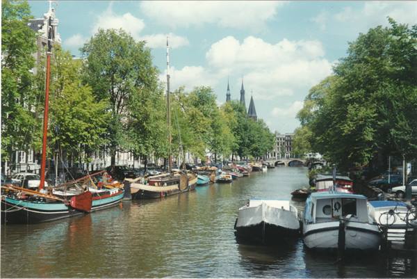 The canals of Amsterdam