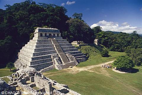 Palenque, the temple
