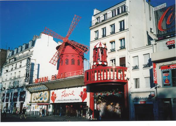 the Moulin Rouge
