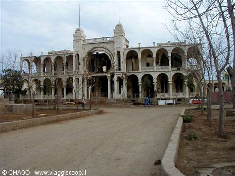 the Massawa bank destroyed by the war