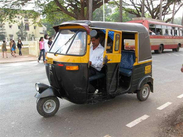 the rickshaws of Panjim