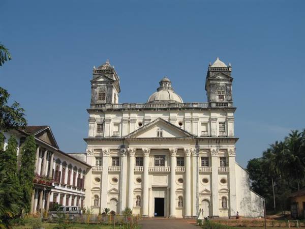 Goa Velha, church of St Cajetan