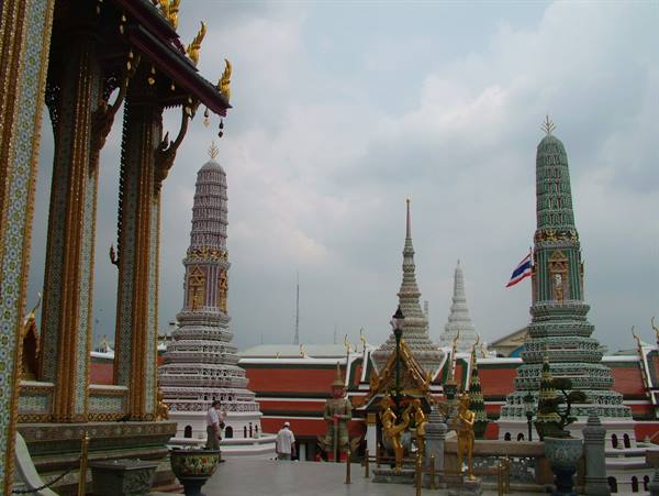 view from the upper terrace