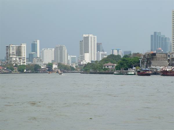 the Farang district from the river