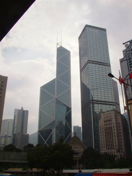 downtown skyscrapers
