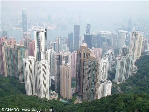 skyline from Victoria Peak