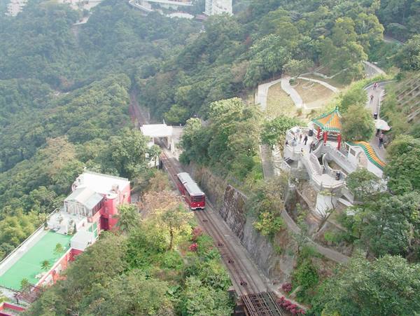 the funicular to reach the hill