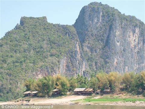 village on the Mekong