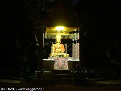 stupa with Buddha