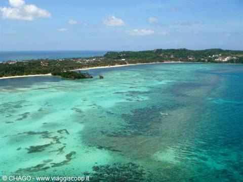 passing over Boracay before landing at Caticlan