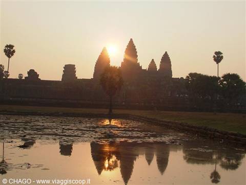 Angkor Wat at sunset