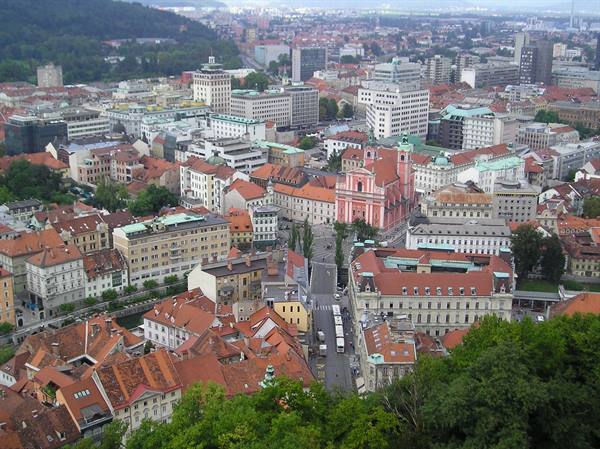 view from the castle