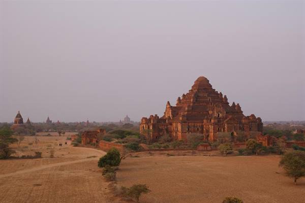 Bagan towards sunset