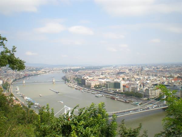 panorama from Gellért Hill