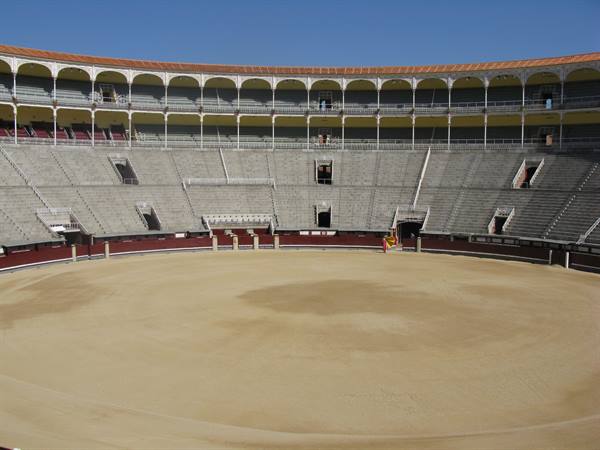 Plaza del toro, the bullfight inside