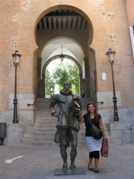 me with Cervantes