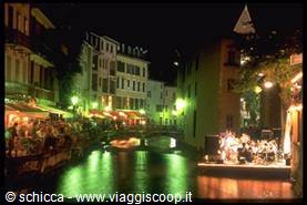 annecy in the evening