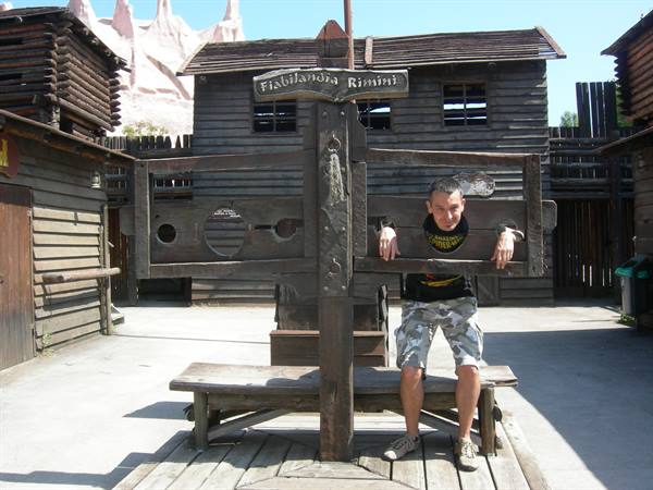DVD in the stocks of fort laramie