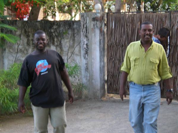 My friends Banco and Omar nero