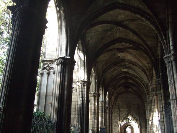 The cloister of Barcelona Cathedral