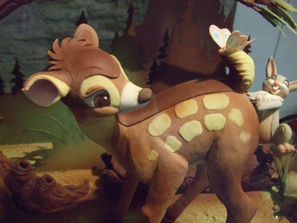 Bambi at the Barcelona Chocolate Museum