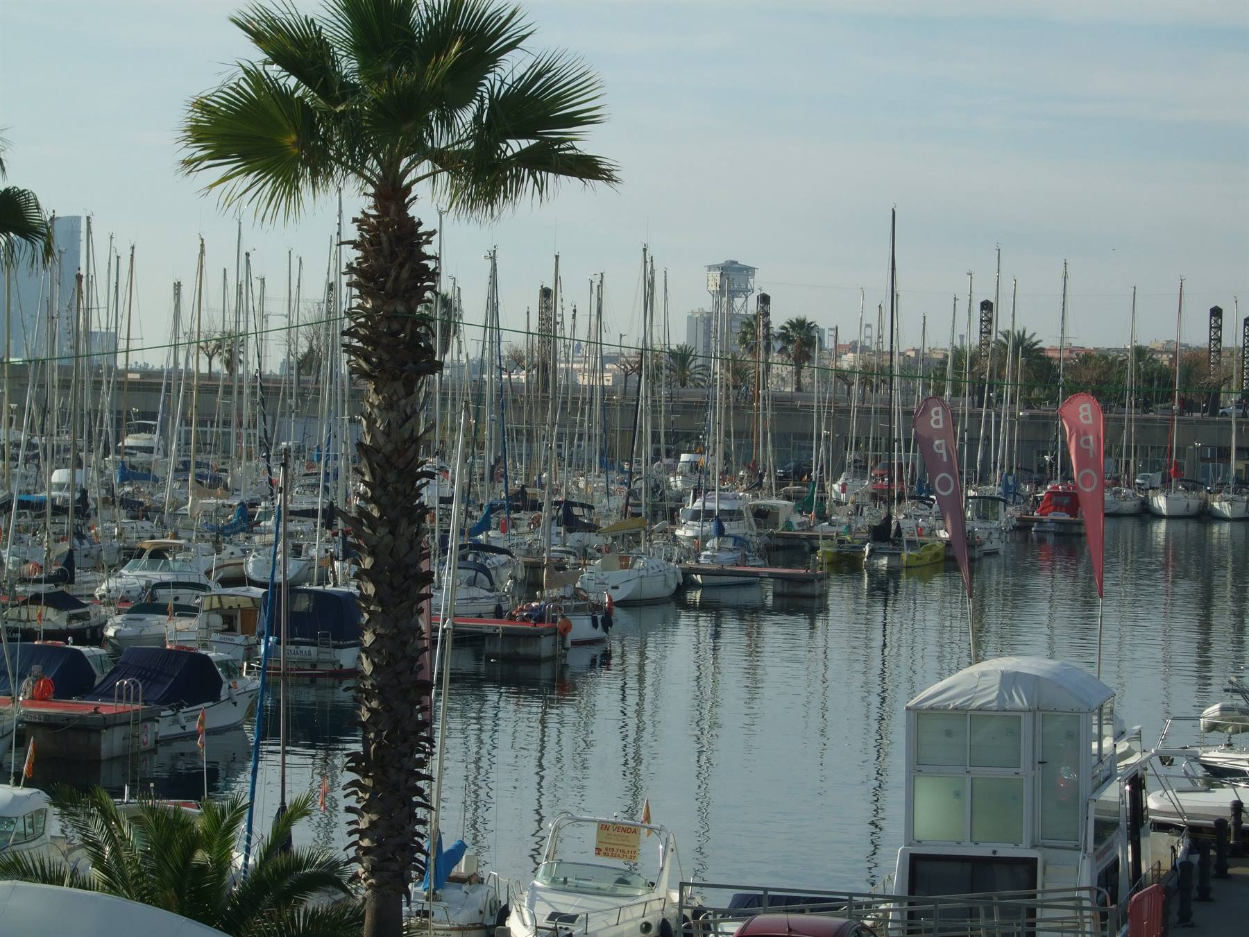 The port of Barcelona