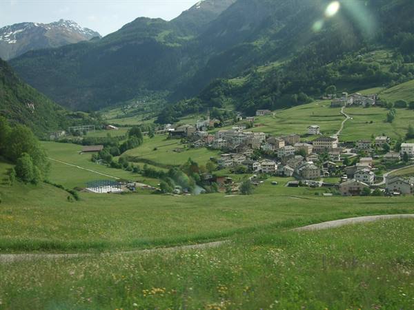 Along the Bernina Express route