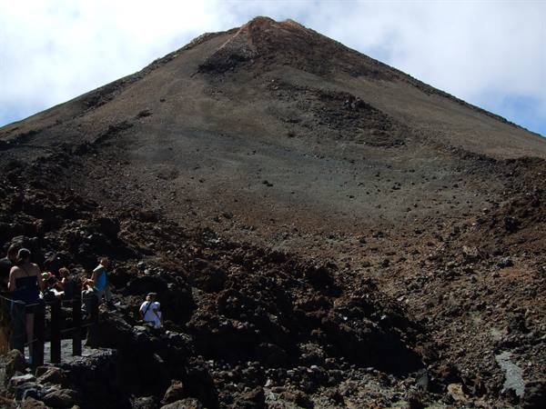 At the top of the Teide (Tenerife)