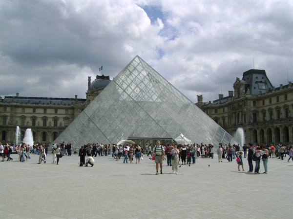 The Louvre pyramid
