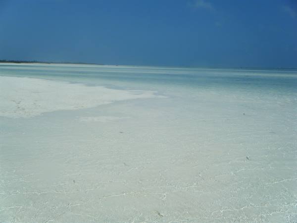atolls in front of the beach