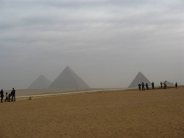 the three pyramids