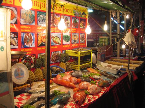 sea food stand