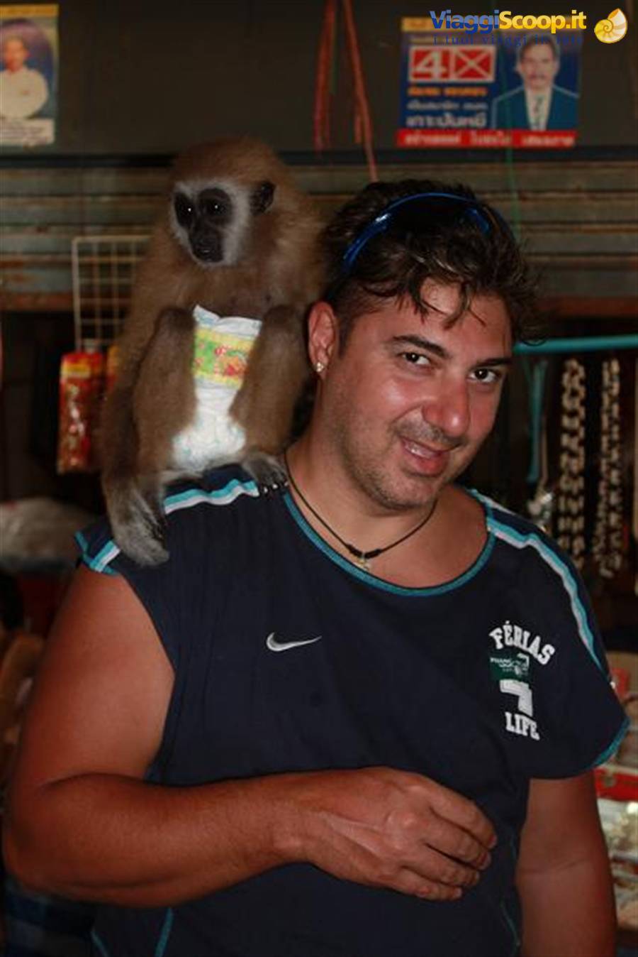 13/12/08 James Bond Island excursion, me and a little monkey!