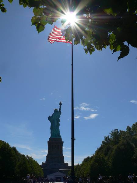 On Liberty Island