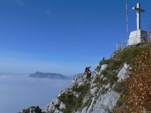 Arrival of the 'Ferrata'