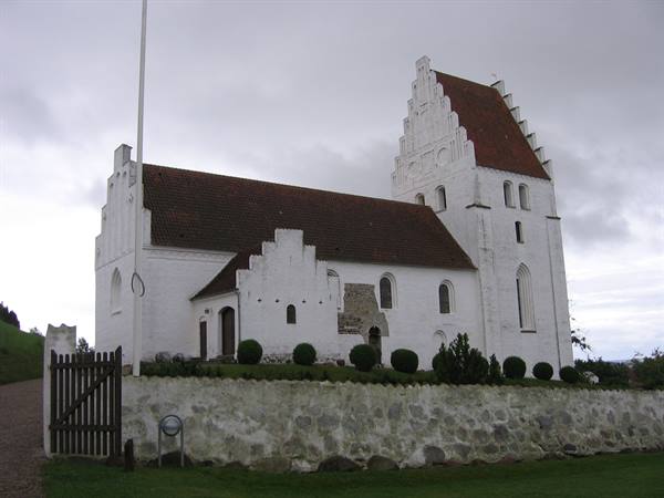 the church of Elmelunde on the island of Moen