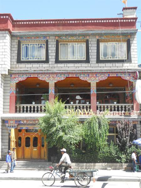in the centre of Lhasa