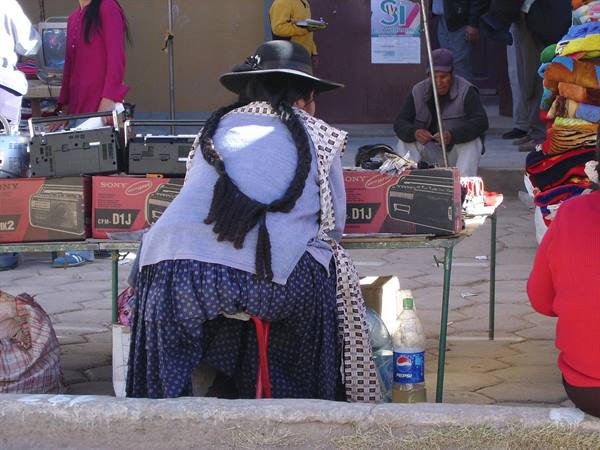 at the market of Tupiza