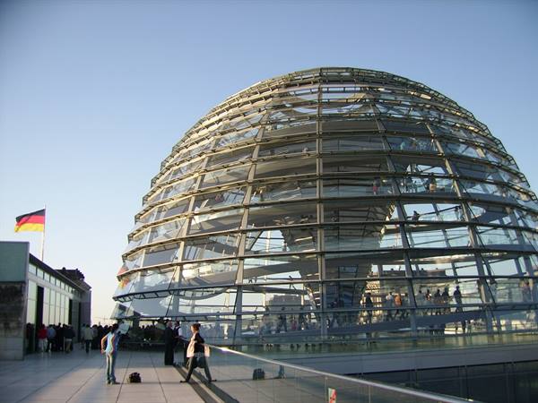 the Reichstag dome