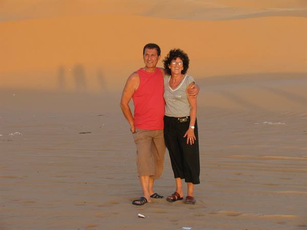 in the Akakus desert