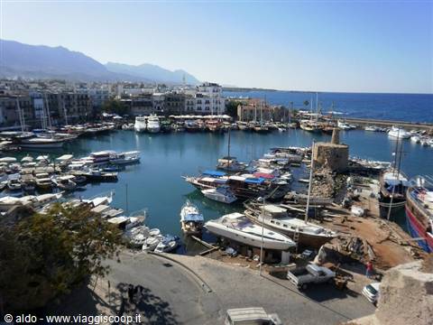 Girne (or Kyrenia) the fort view over the bay