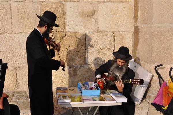 Musicians at the Jaffa Gate