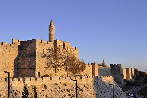 Jerusalem Walls at Sunset